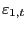$ \varepsilon_{1,t} $