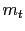 $ m_{t}$