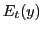 $ E_{t}(y)$
