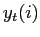 $ y_{t}(i)$