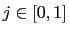 $ j\in\lbrack0,1]$