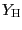 $ Y_{\text{\textsc{H}}}$