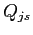 $ Q_{js}$