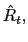 $ \hat{R}_{t},$