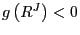 $ g\left( R^{J}\right) <0$