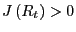 $ J\left( R_{t}\right) >0$