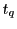 $ t_{q}$