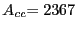 $ {\small A}_{cc}{\small =2367}$
