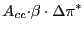 $ {\small A}_{cc}{\small\cdot\beta\cdot\Delta\pi}^{\ast}$