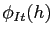 $ \phi_{It}(h)$