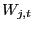 $ W_{j,t}$