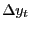 $\Delta y_t $