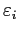 $ \varepsilon_{i}$