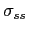$ \sigma_{ss}$
