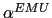 $ \alpha^{EMU}$