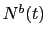 $ N^{b}(t)$