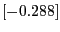 $[-0.288]$