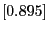 $[0.895]$