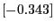 $[-0.343]$
