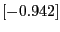 $[-0.942]$