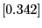 $[0.342]$