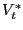 $ V_{t}^{\ast}$