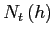 $ N_{t}\left( h\right) $