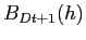 $ B_{Dt+1}(h)$