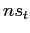 $ ns_{t}$