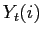 $ Y_{t}(i)$