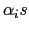 $ \alpha_{i}s$