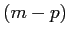 $ (m-p)$