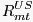 $\displaystyle R_{mt}^{US} $