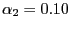 $ \alpha_{2}=0.10$