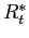 $ R_{t}^{\ast}$