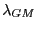 $ \lambda_{GM}$