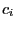 $ c_{i}$