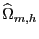 $ \widehat{\Omega}_{m,h}$