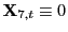 $ \mathbf{X}_{7,t}\equiv0$
