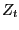 $ Z_{t}$