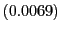 $ \left( 0.0069\right) $