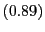 $ \left( 0.89\right) $