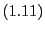 $ \left( 1.11\right) $