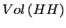 $ Vol\left( HH\right) $