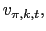 $ v_{\pi,k,t},$