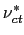 $ \nu^{*}_{ct}$