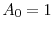 A_0 = 1