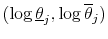 (\log\underline{\theta}_{j},\log\overline{\theta}_{j})
