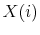  X(i)
