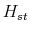 H_{st}